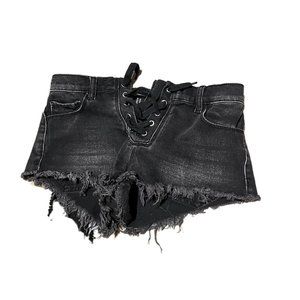 Black forever 21 jean shorts